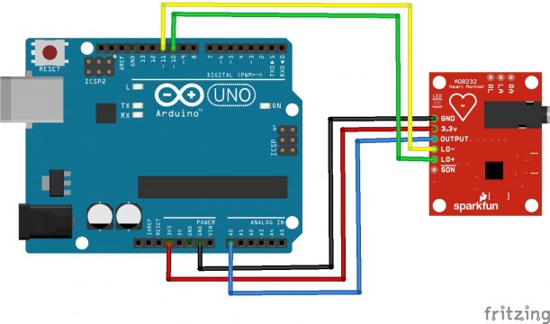 Ad8232_interfacing with arduino