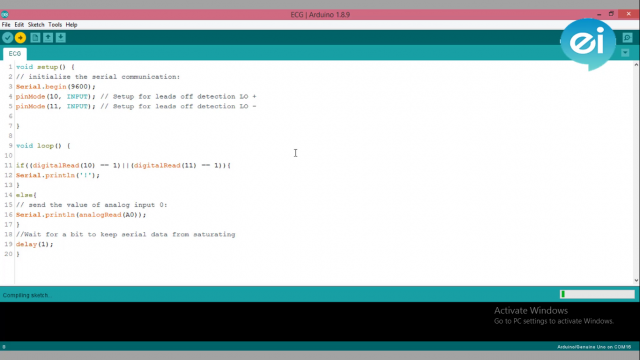 Uploading Sketch to arduino