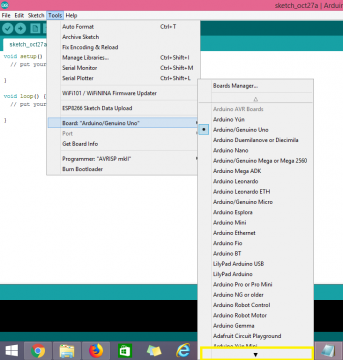 No ESP32 boards find in the Arduino IDE Tools menu (Windows PC).