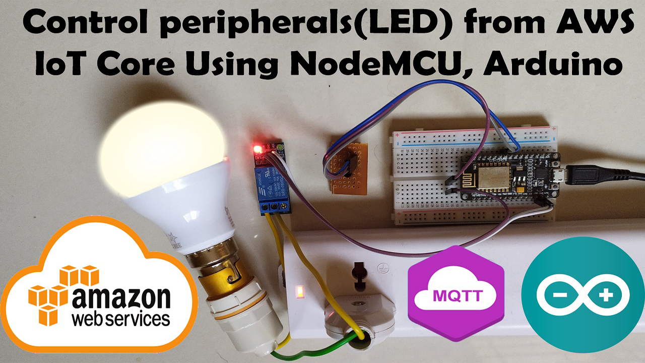 Controlling-led-from-aws-using- nodeMCu-ArduinoIDE