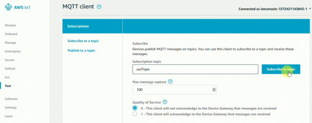 MQTT Client outTopic