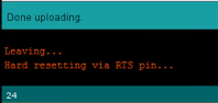 Hard reset via RTS pin...