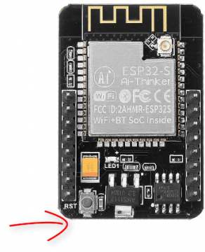 ESP32-Cam RST button