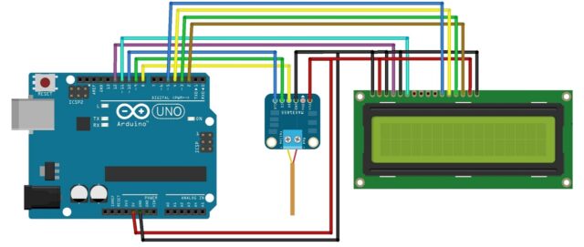 Interfacing MAX6675 with arduino and LCD