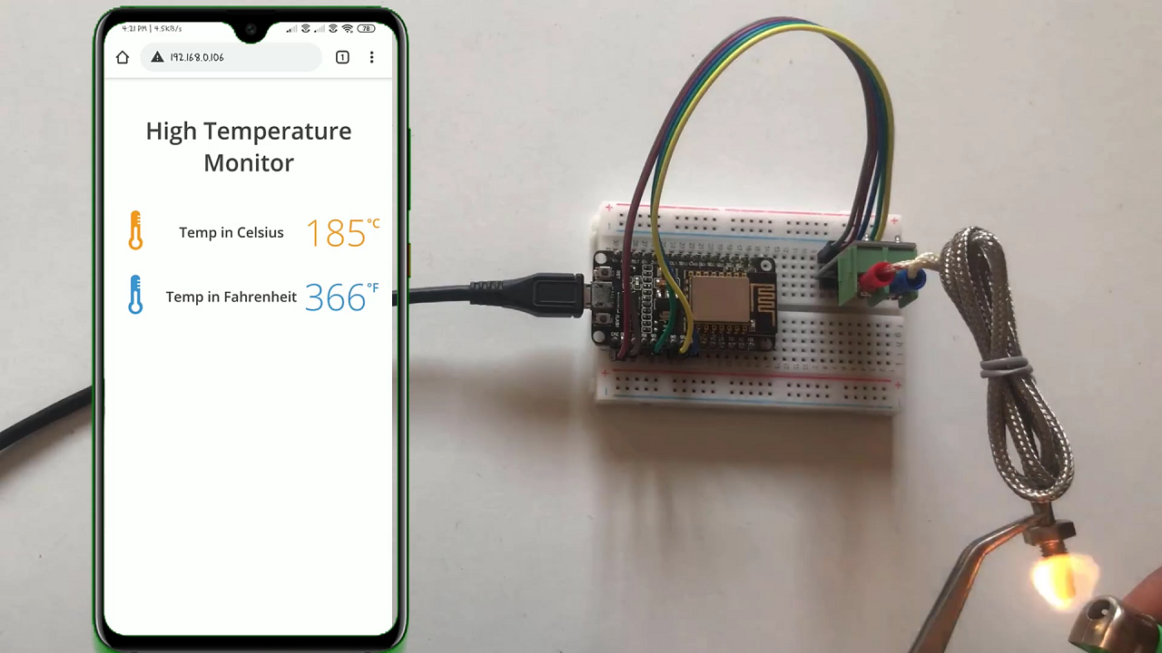 MAX6675 ESP8266