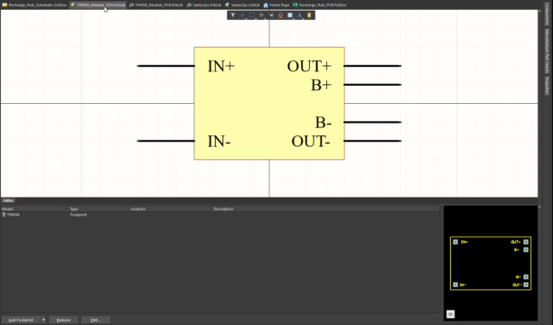 TP4046 Schematic library altium