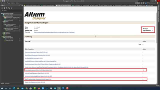 Altium Design rule checker