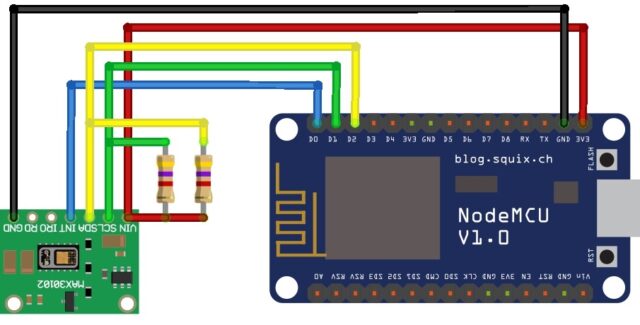 Interfacing max30100 with esp8266